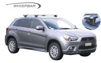 Mitsubishi ASX Yakima Whispbar roof rack